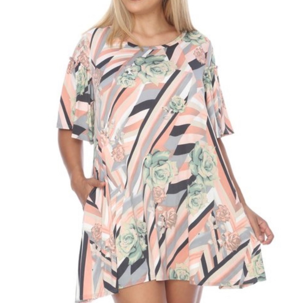 Plus Size Dress with pocket